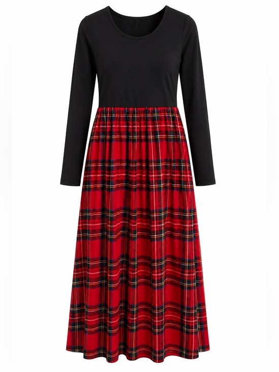 Amazon Dresses & Skirts - Amazon Plaid Maxi Dress | Size Small | Worn Once